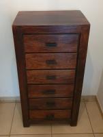 שידת 5 מגירות מעץ מלא